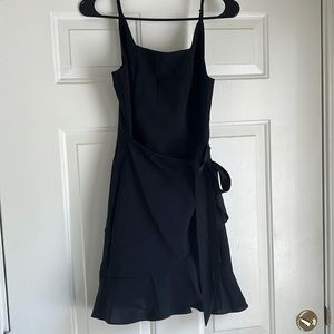 New Little Black Wrap Dress Size Medium